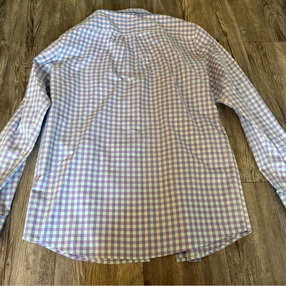 Vineyard Vines boys plaid long sleeve button down shirt - Size Large - Picture 3 of 4